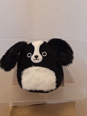 Squishmallows 5" Nathaniel Black White Cocker Spaniel #1079